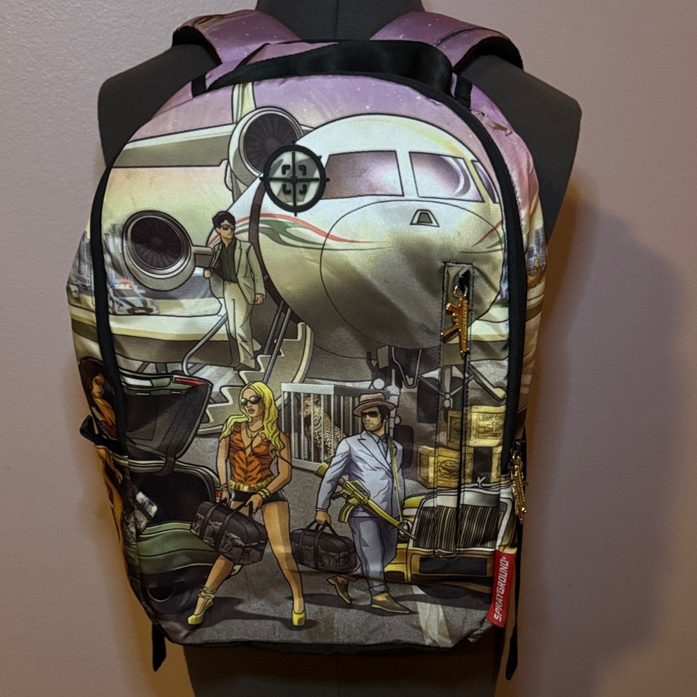 Sprayground money/heist/luxury jet Backpack